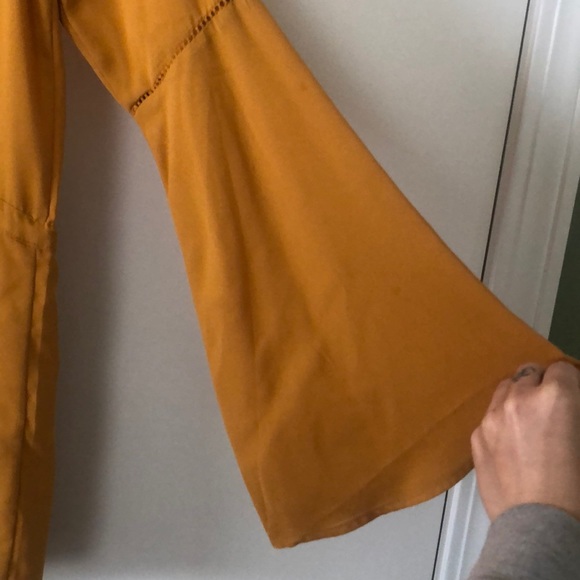 Mustard Boho Romper - Picture 4 of 5